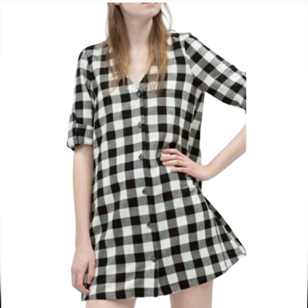 Anthropologie Plaid dress